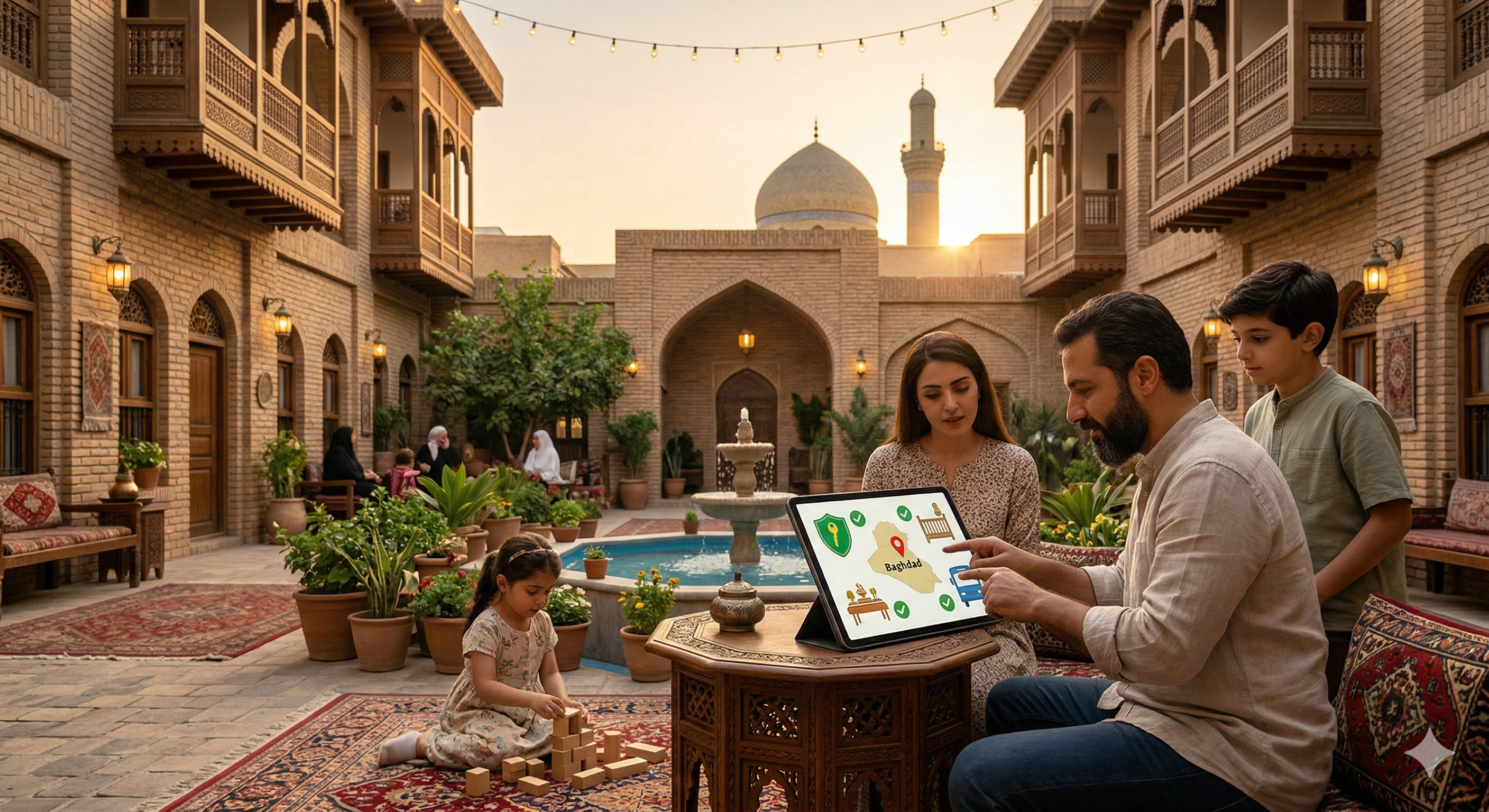 اقامت خانوادگی در بغداد: قبل از رزرو چه چیزهایی را بررسی کنیم